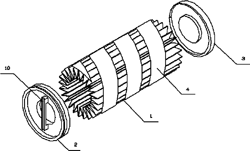 Binding band type folding filter element