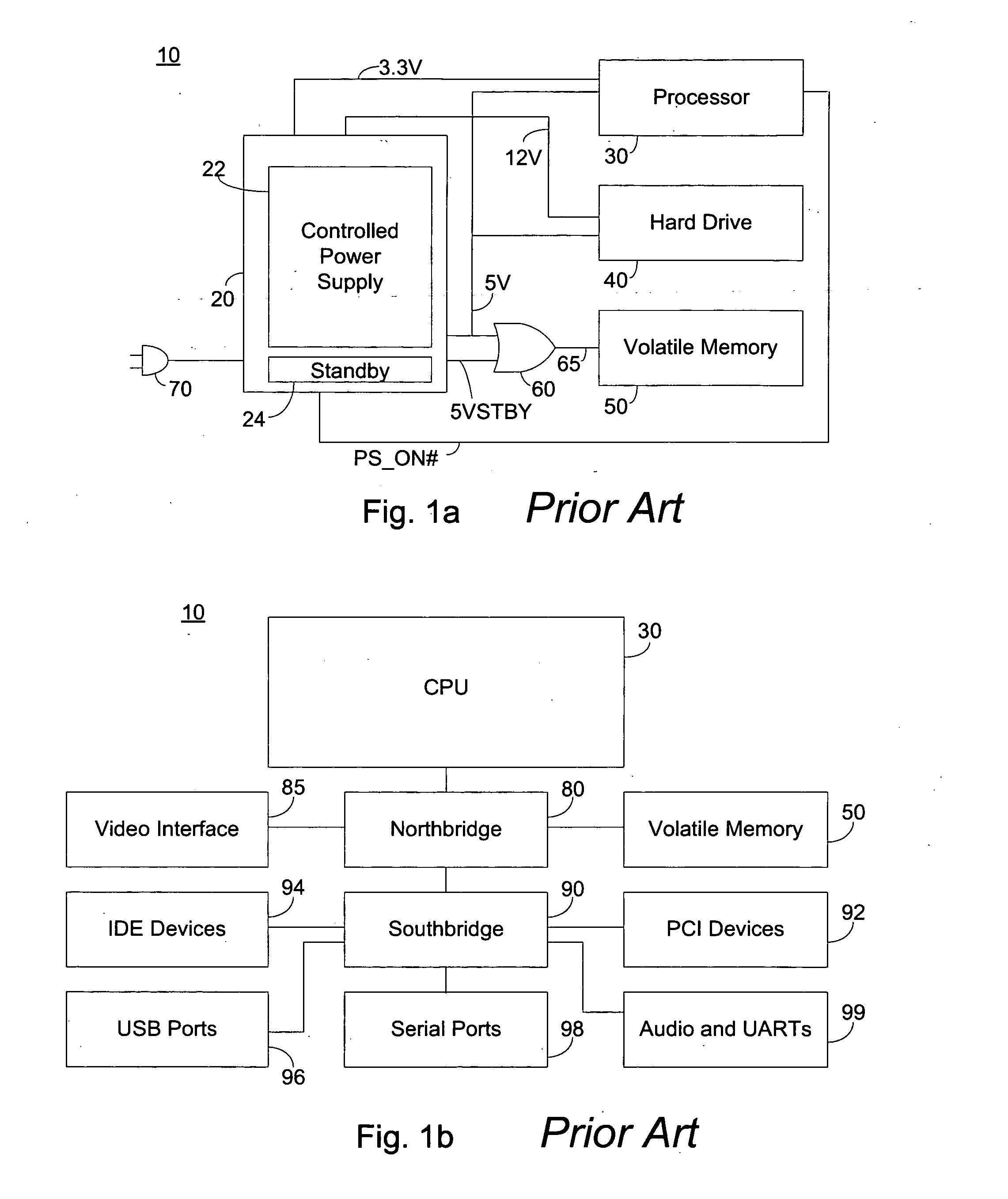 Computer volatile memory power backup system