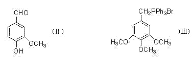 Method for preparing 3,4,5-trimethoxy-3'-hydroxy-4'-alkoxy diphenylethane