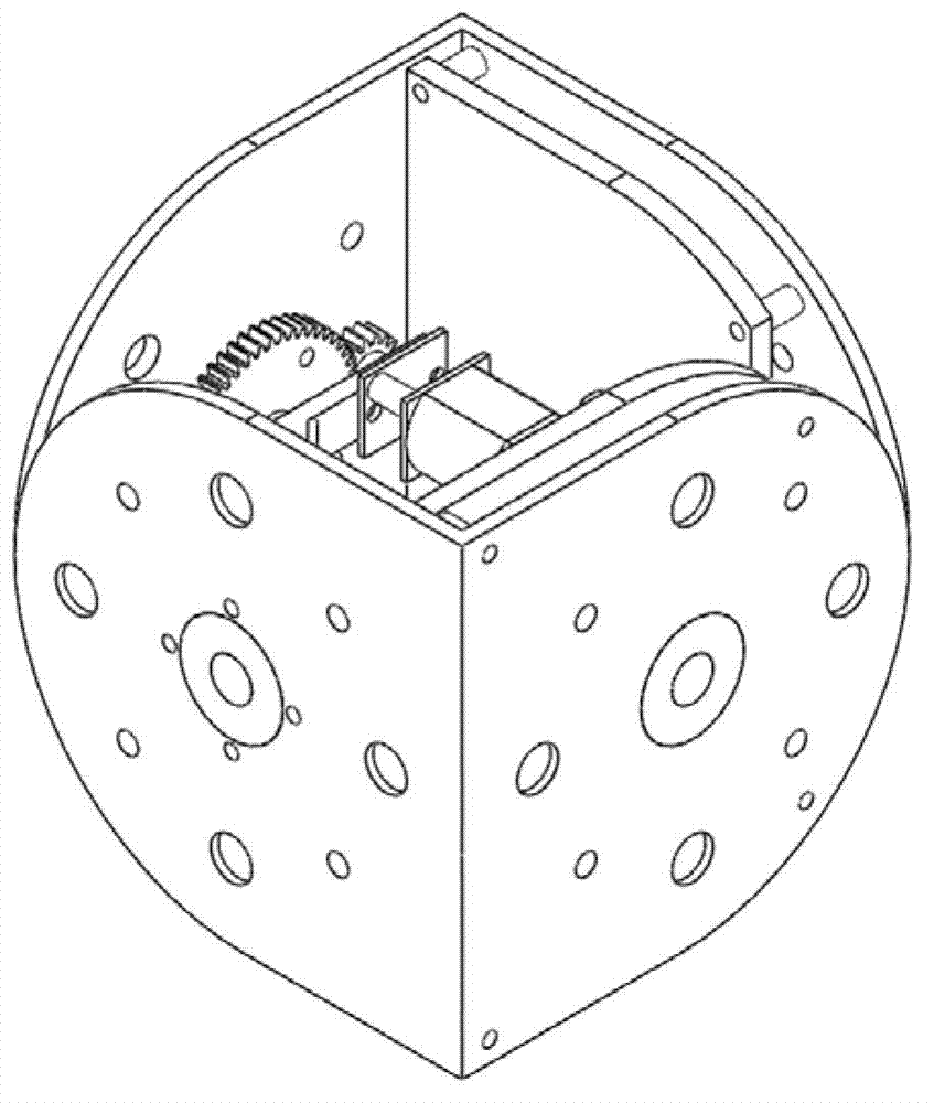 Unit module mechanism of modular reconfigurable robot