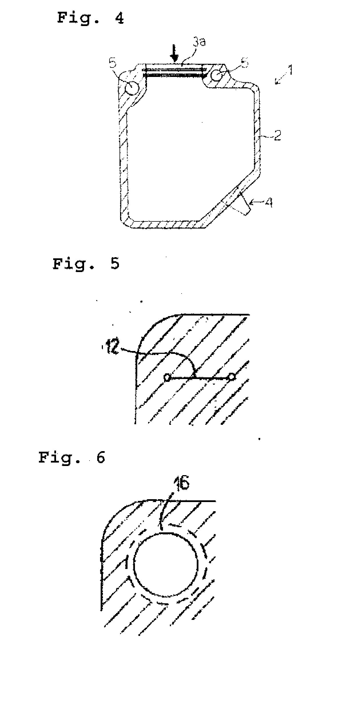 Spout member and packaging bag utilizing same