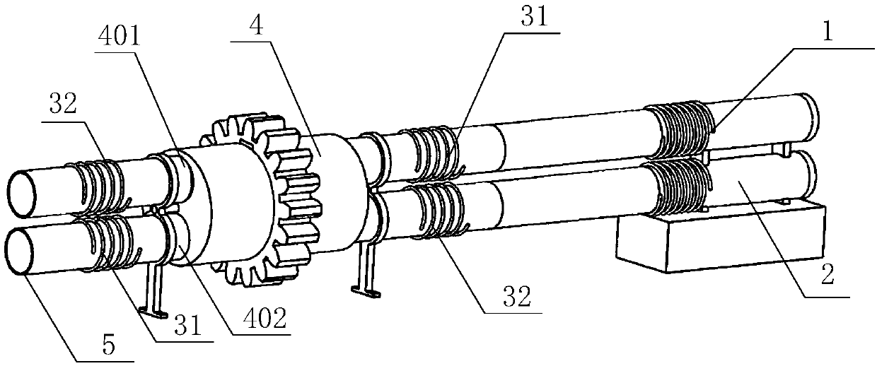 Railway cold-chain logistics bi-directional parallel pipeline system and control method