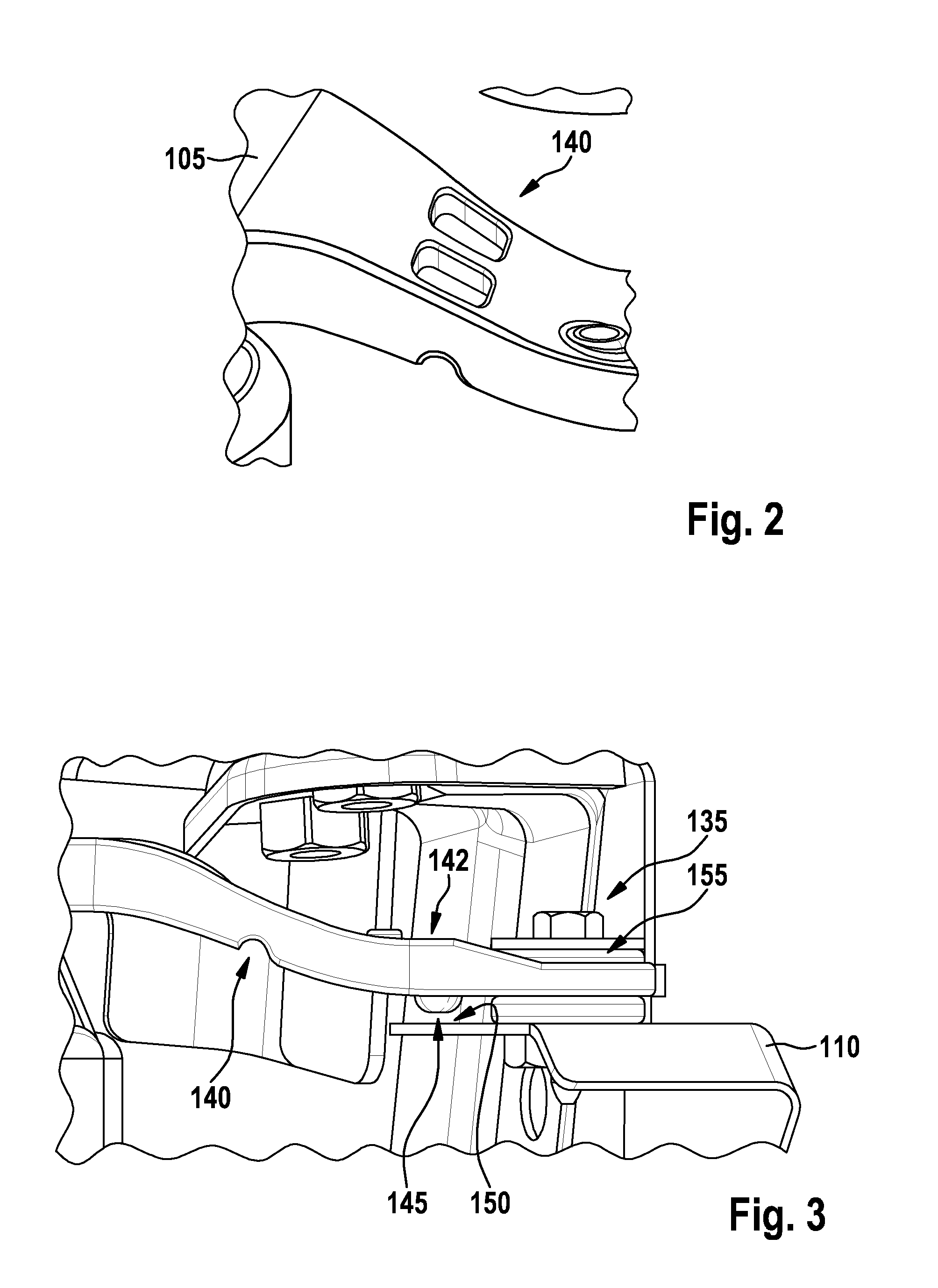 Support element for a wiper drive