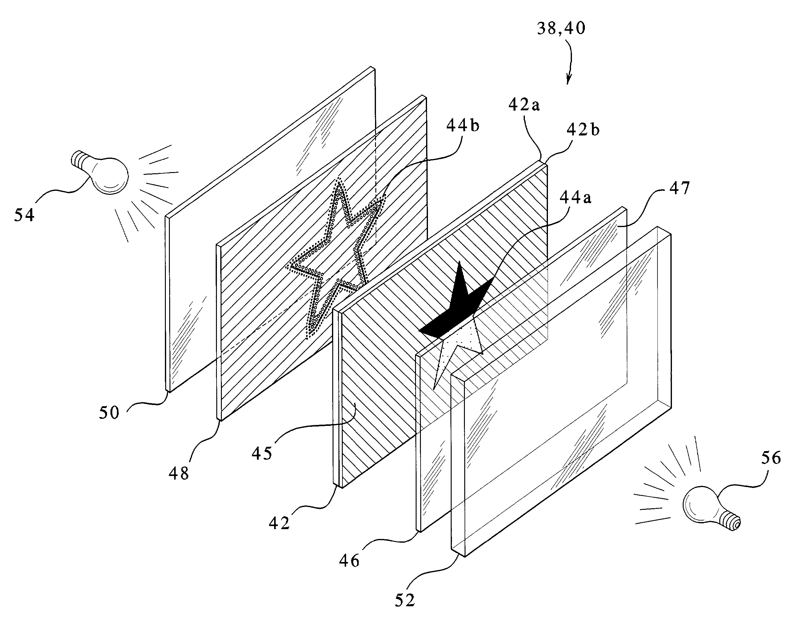 Gaming device display with simulated halftones