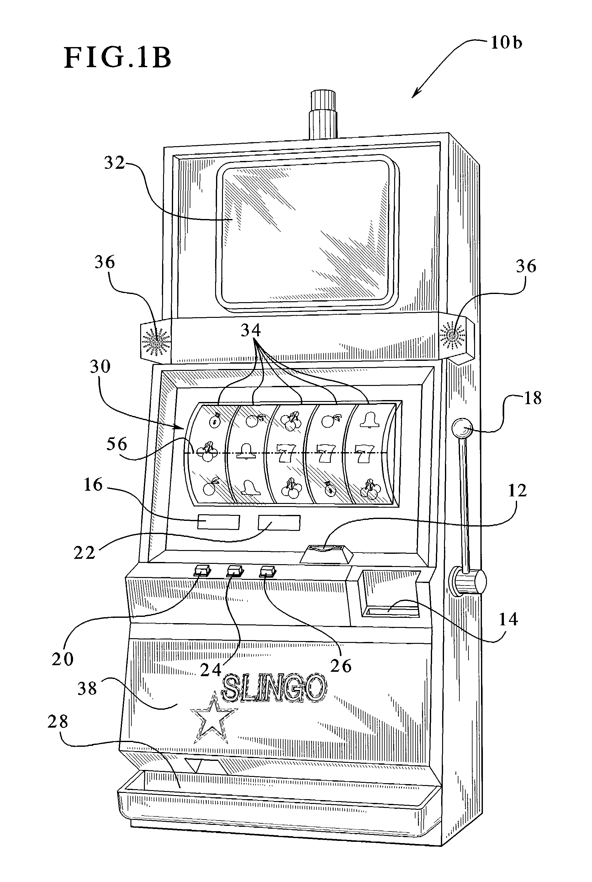 Gaming device display with simulated halftones