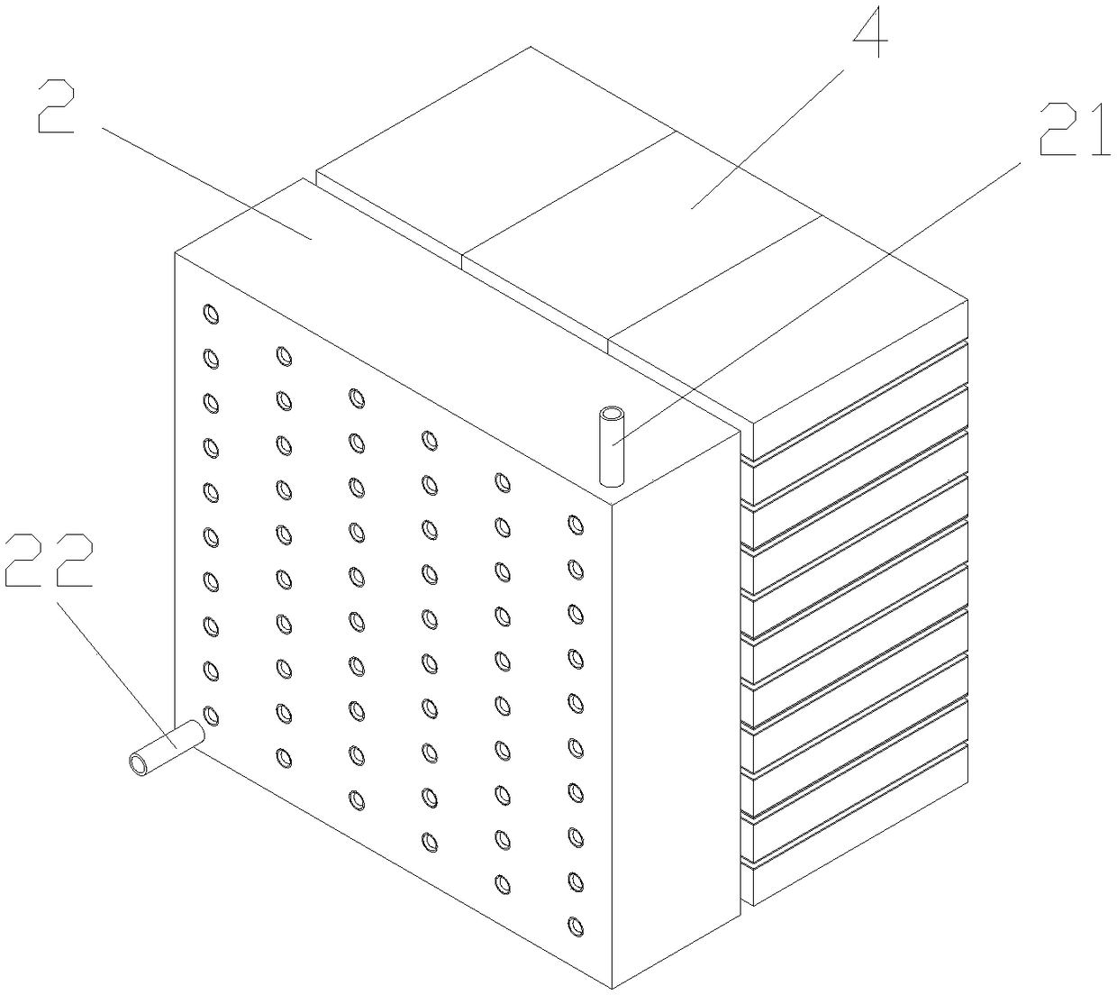 Power battery composite thermal management system and method based on natural circulation