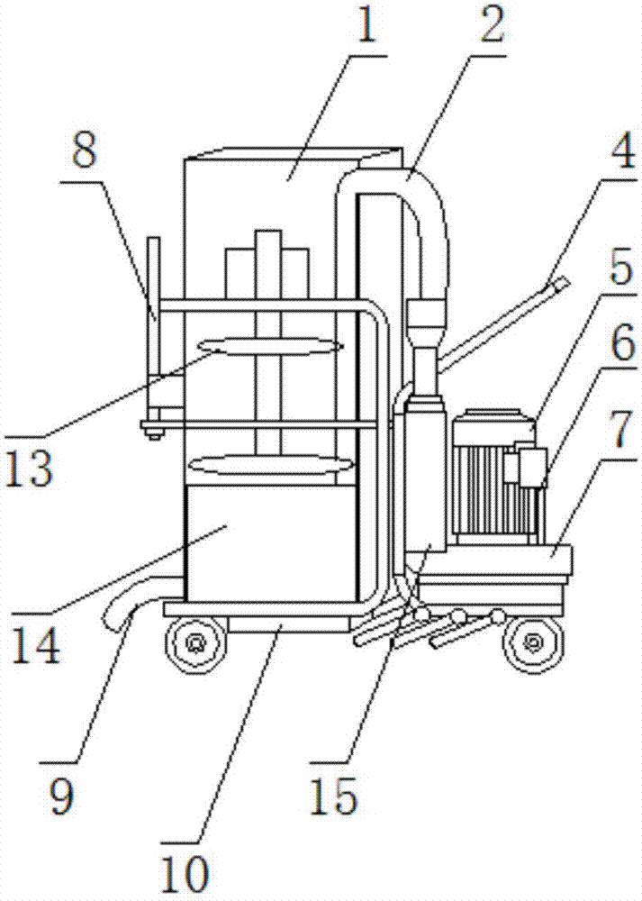 Agricultural garden fallen leave recovery device