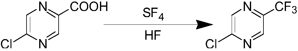 Method for synthesizing 2-chloro-5-(trifluoromethyl)pyrazine