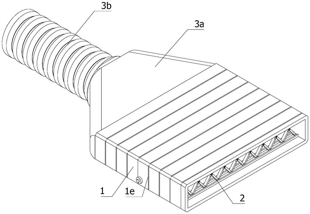 Intelligent dust collector with size-adjustable suction nozzle