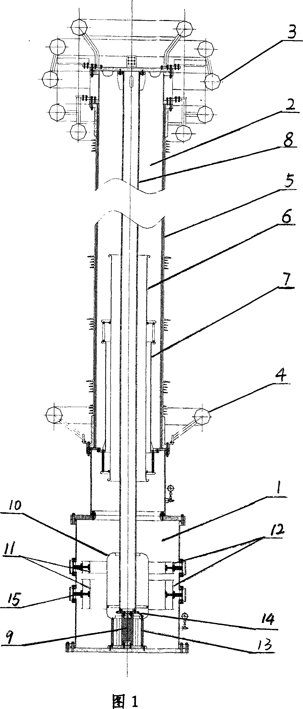 Extra-high voltage reference capacitor