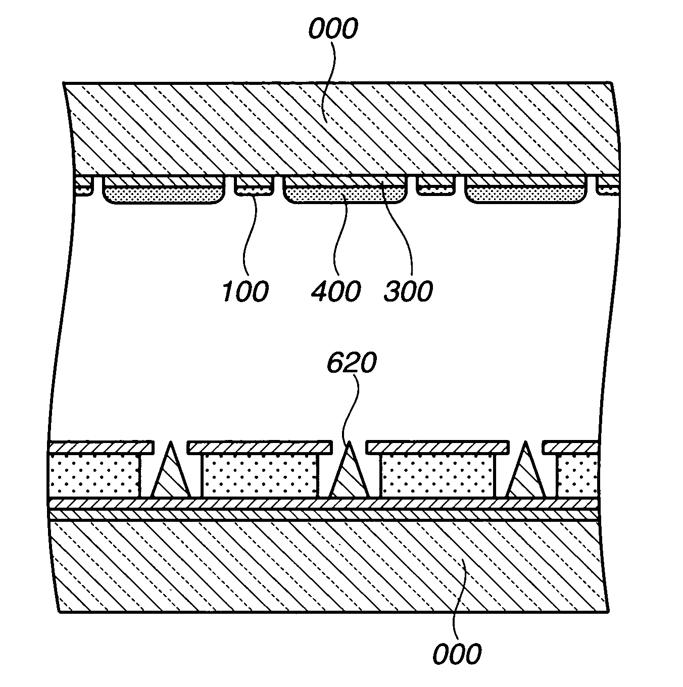 Self-luminous elements and method for producing the same