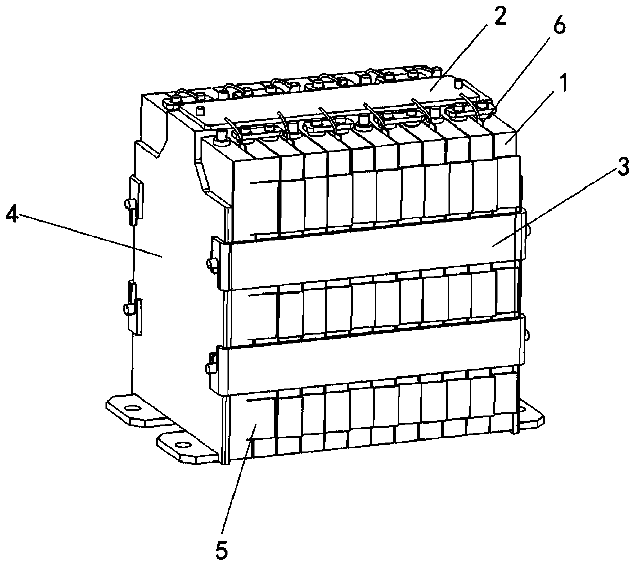 Device for improving charge/discharge capability of lithium battery pack of power battery system