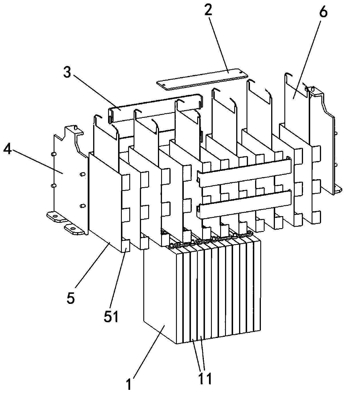 Device for improving charge/discharge capability of lithium battery pack of power battery system