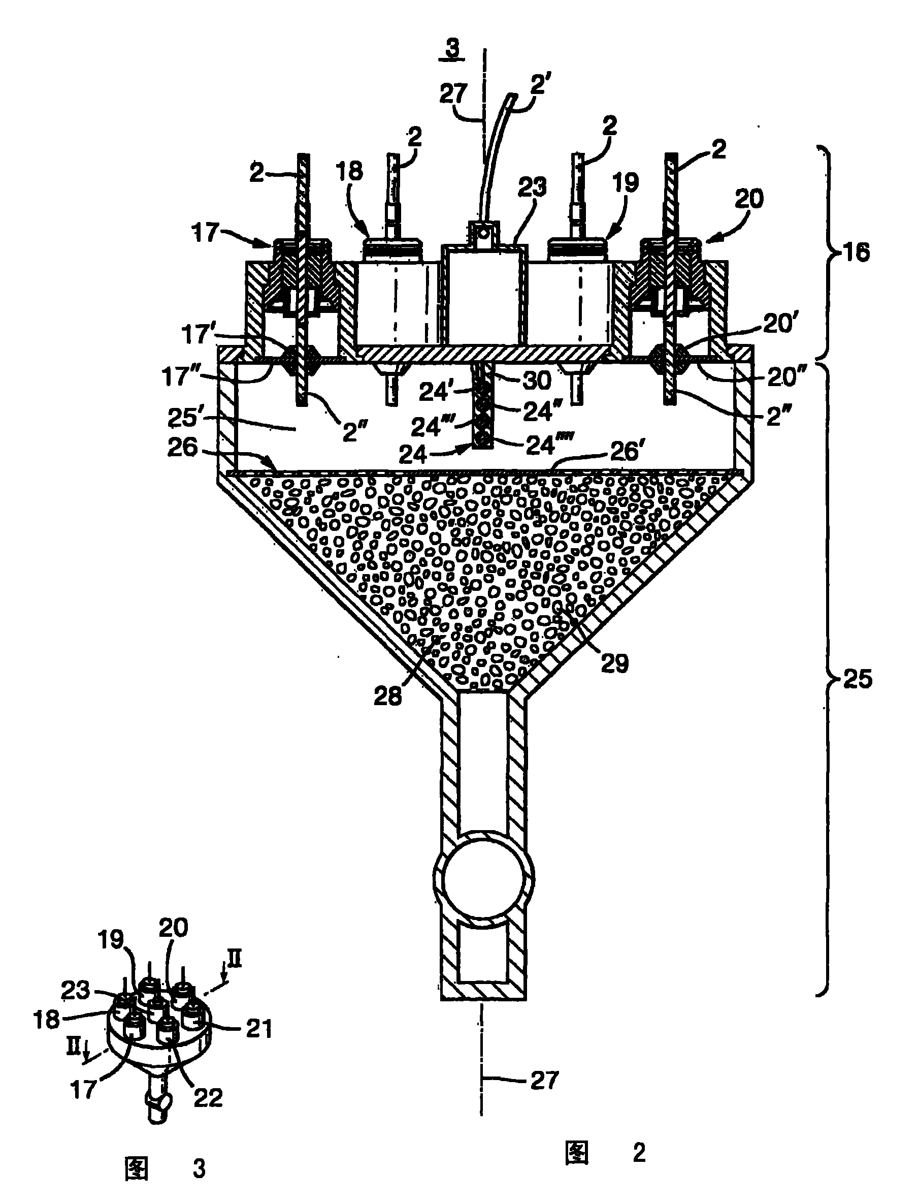 High pressure, high voltage penetrator assembly