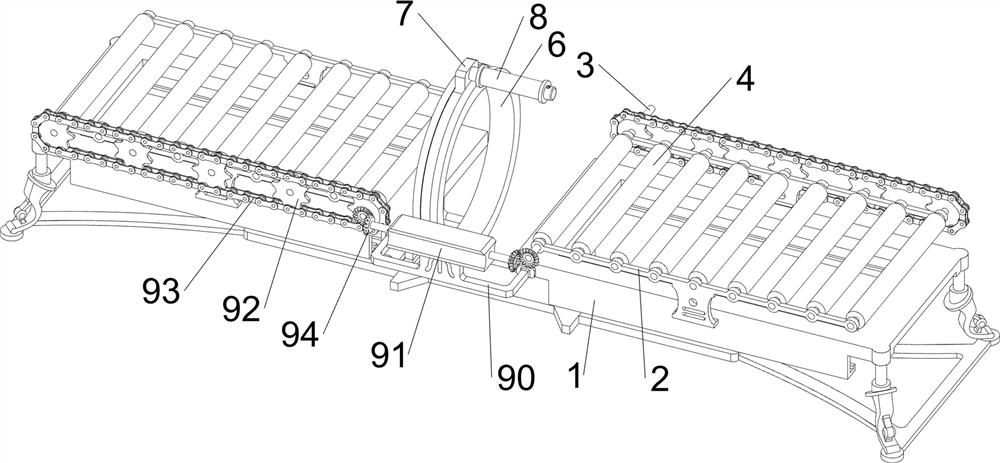 Logistics transportation household appliance packaging device