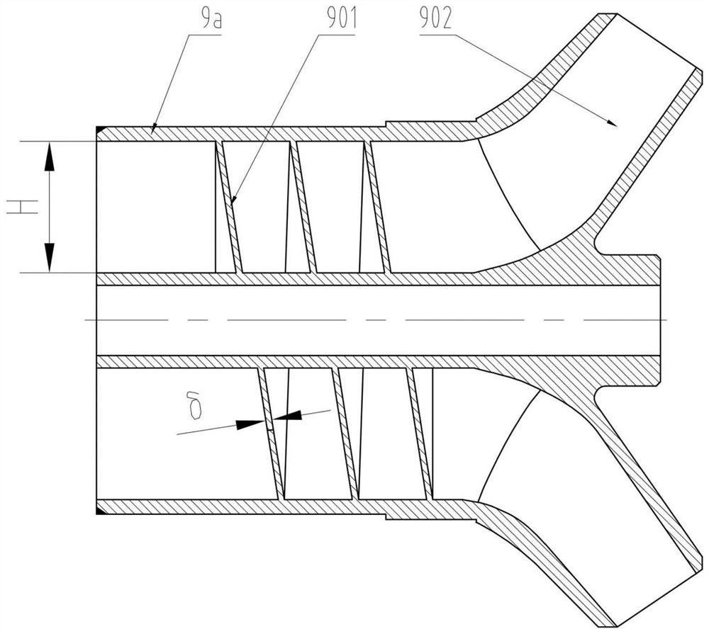 Impeller built-in type high-speed centrifugal pump