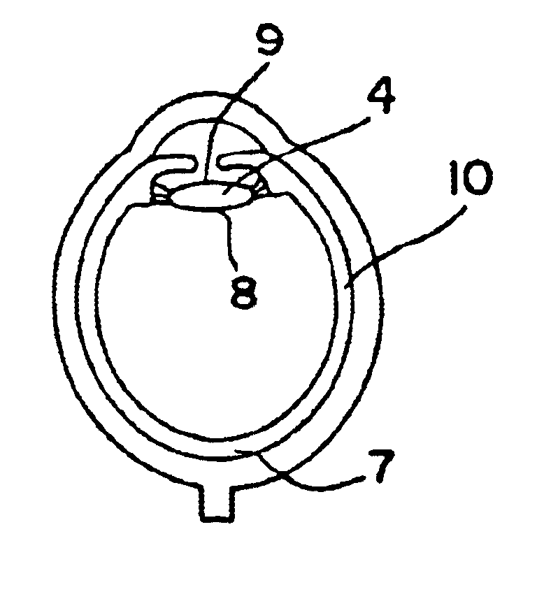 Model for training of surgical operation of cataract