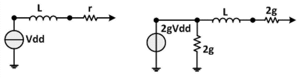 Transient analysis method and transient analysis system under integrated circuit power supply network full-parameter model