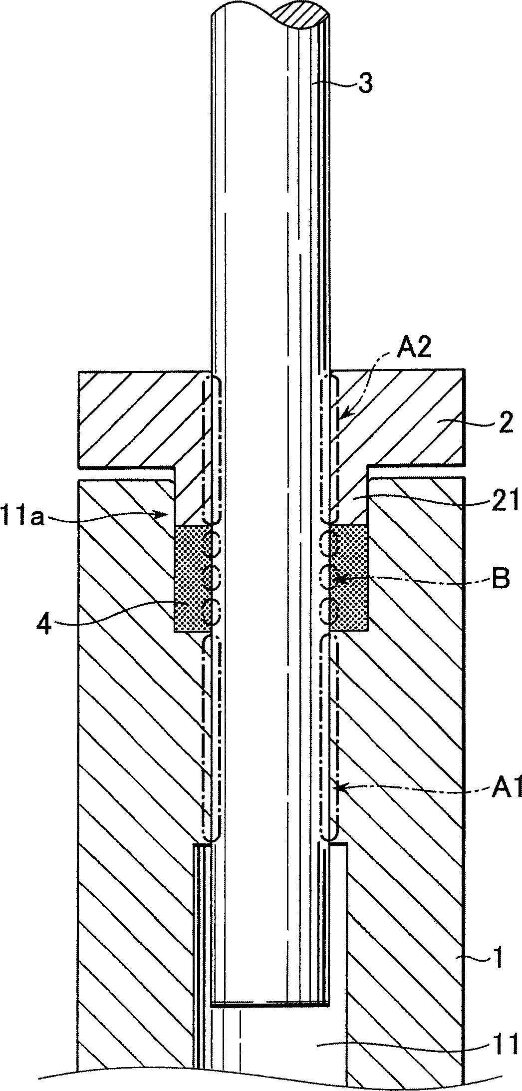 Tool holding structure