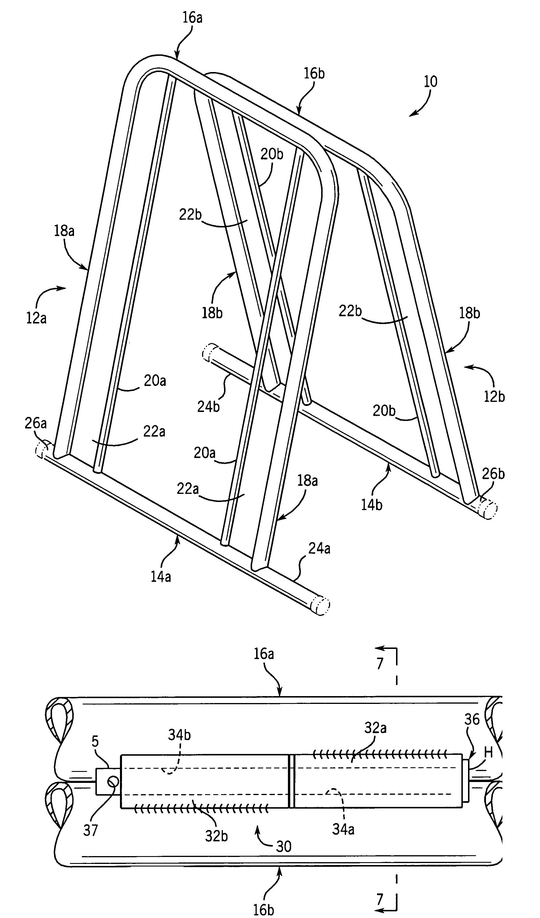 Collapsible stand for parking bicycles or the like