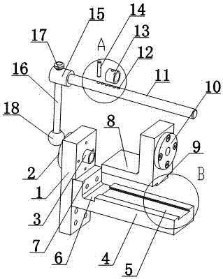 Sleeving maintenance-detection frame for spring-type brush roll