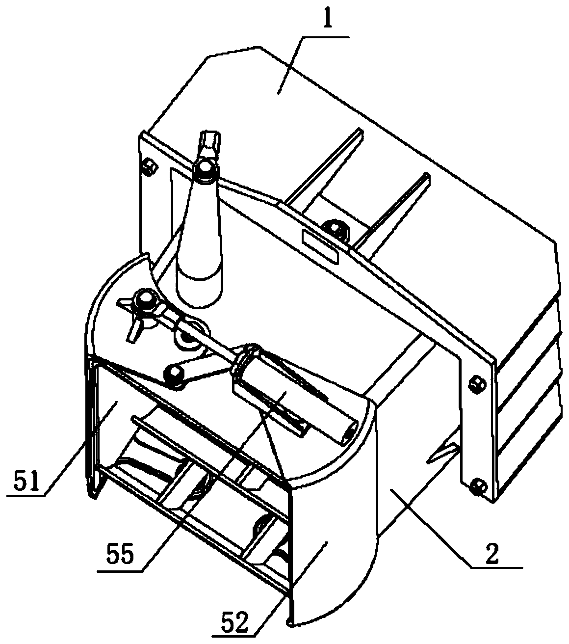 Modular water-jet propulsion steering and backward navigation mechanism