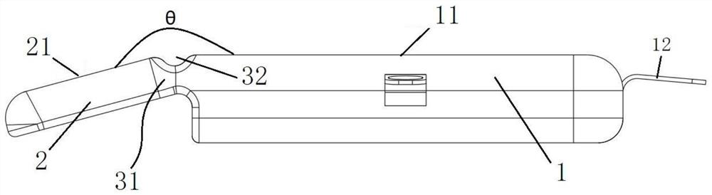 Bendable pulse generator and implantable nerve electrical stimulation system