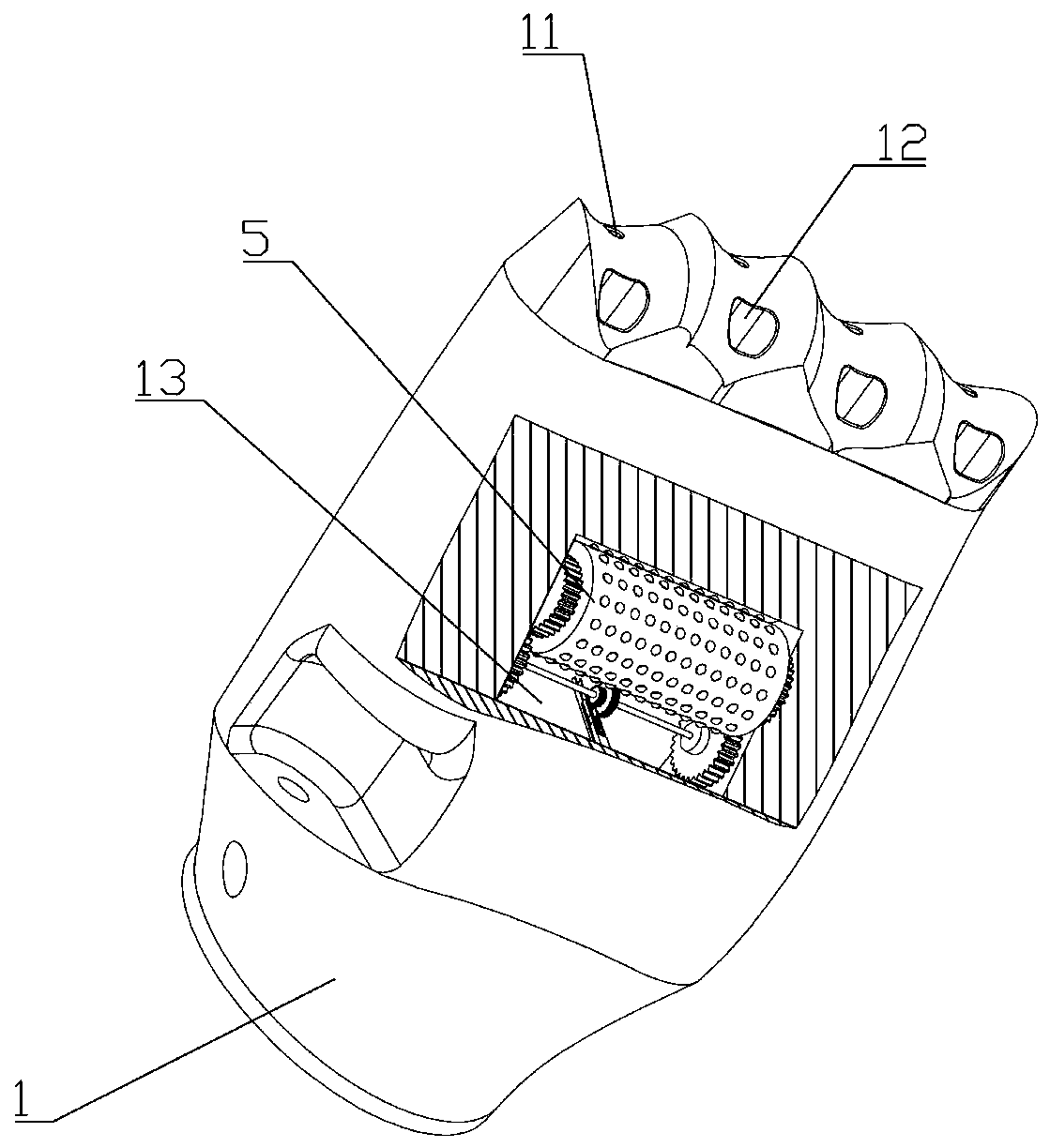 An orthopedic limb massage device