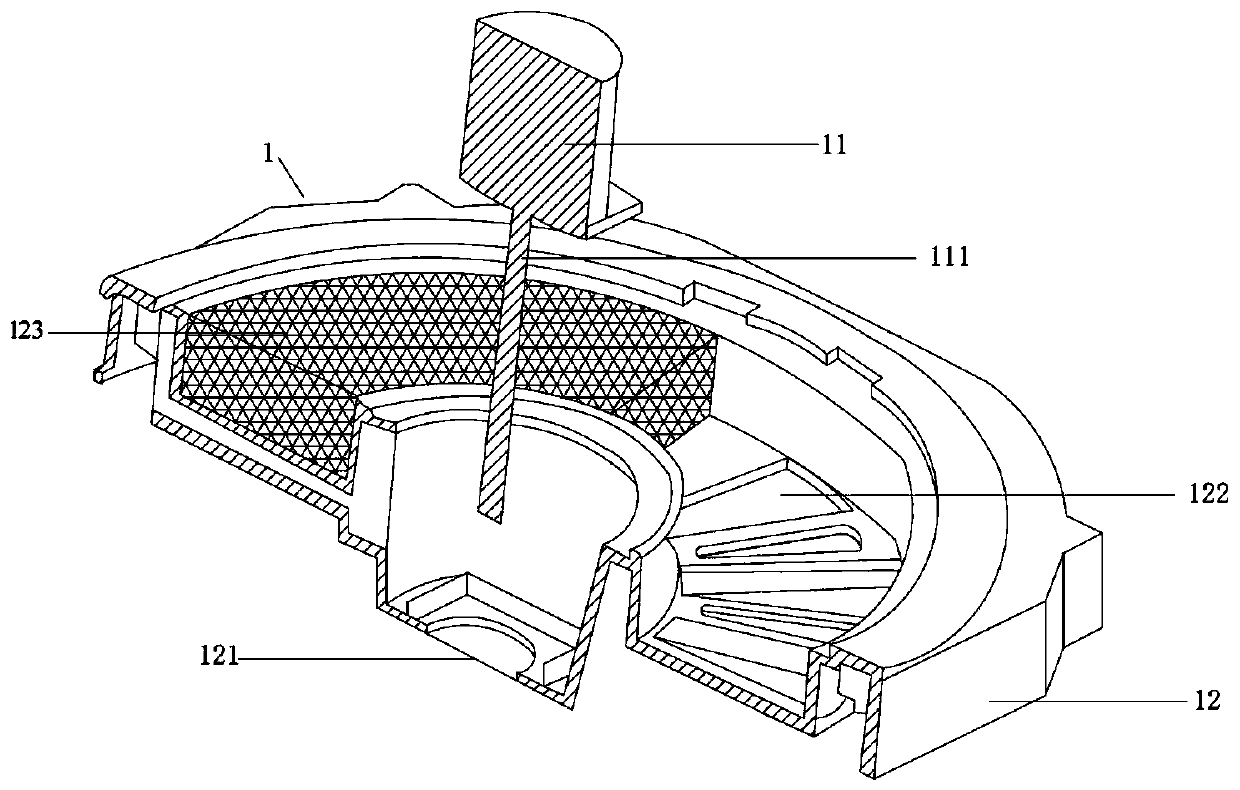 Spray cleaning device for water-washing type air purifier and corresponding air purifier