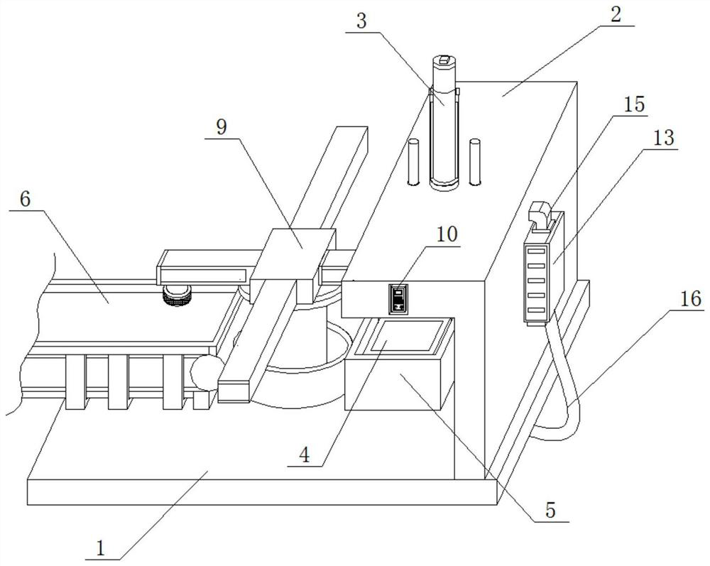 Hardware mold machining device