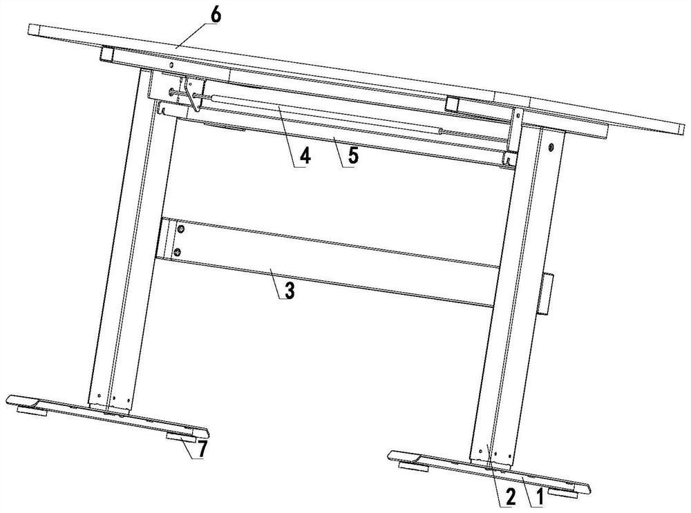 Electric lifting table with positioning and locking functions