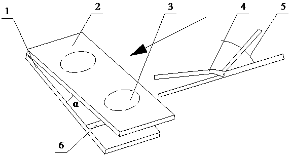 Knee joint osteotomy angle measuring device