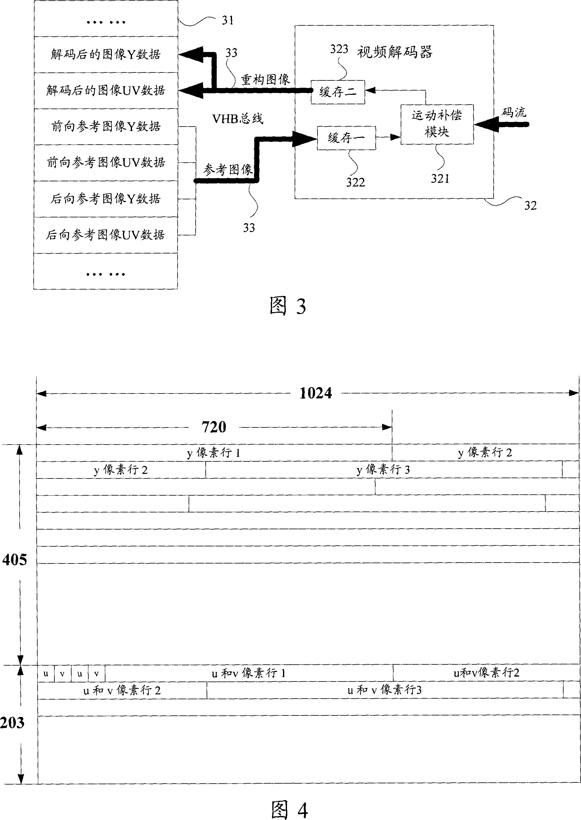 Image data accessing and decoding method and decoding device