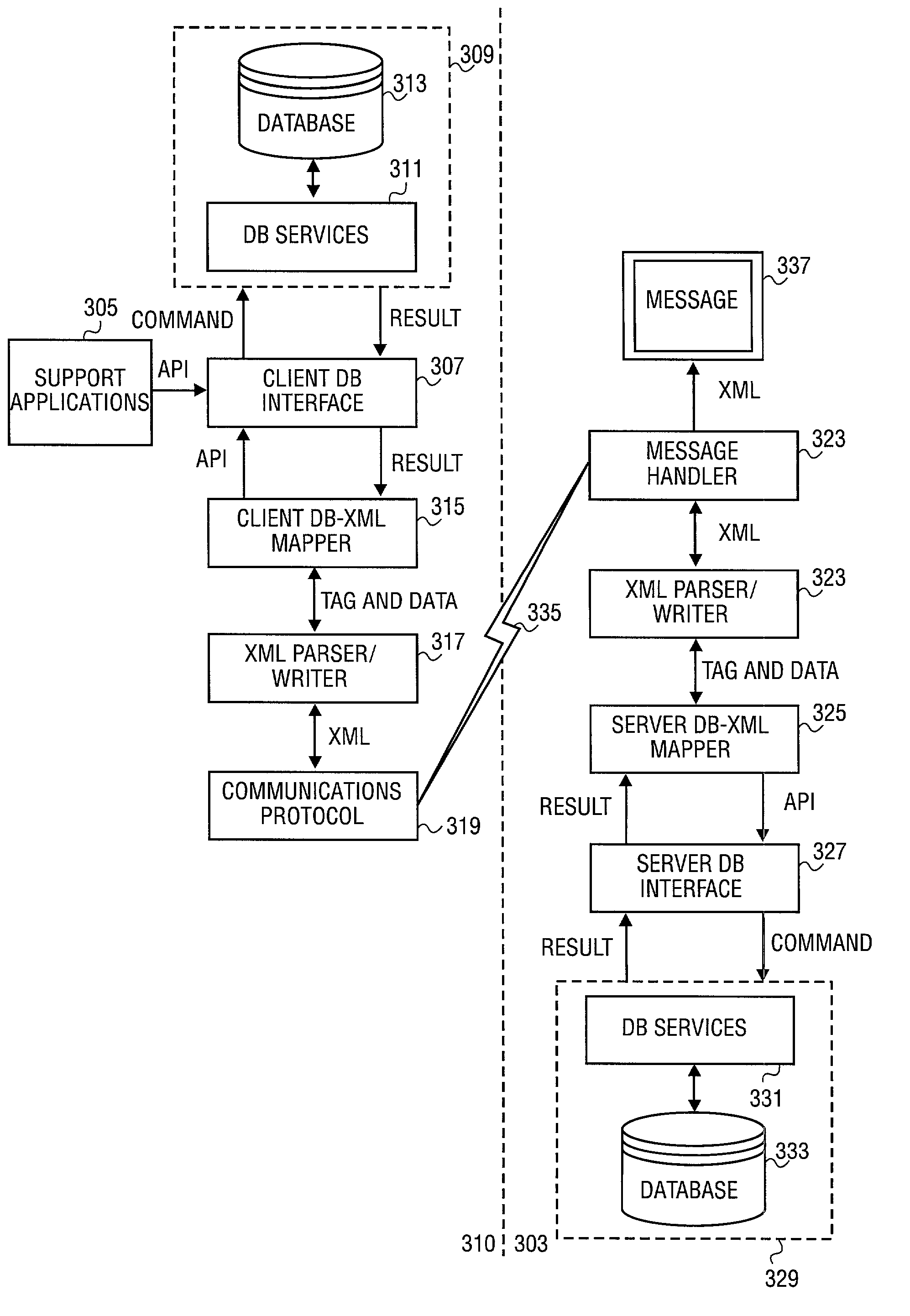 Local client database for remote support