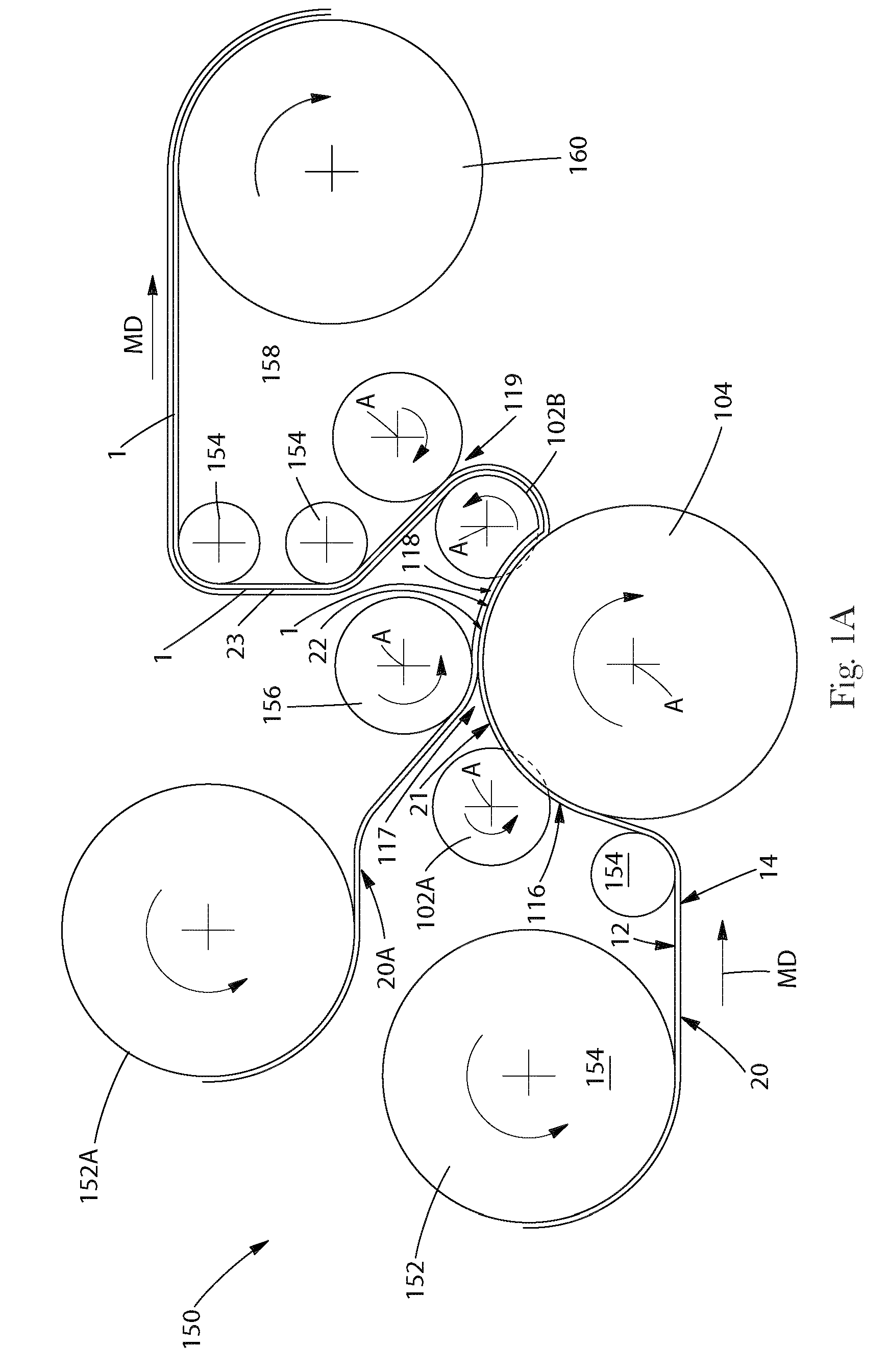 Structured Fibrous Web