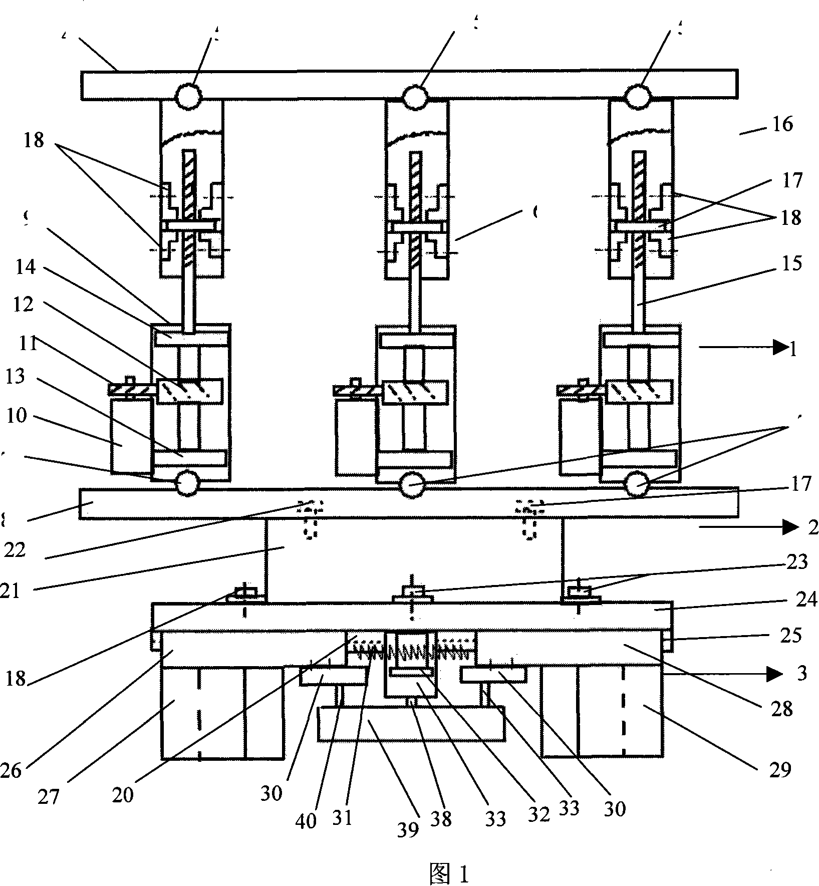 Precision assembling mechanical arm with parallel structure six-dimension force sensing