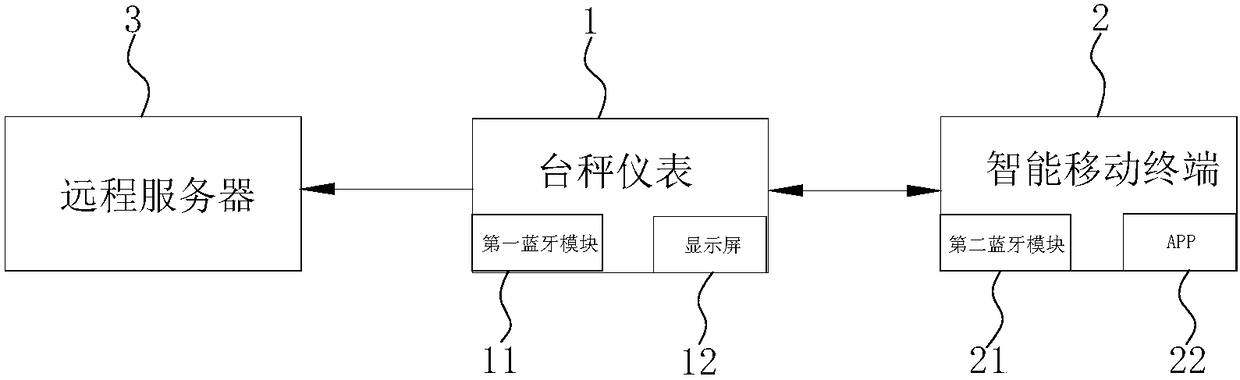 Weighing record input and storage method for platform scale instrument