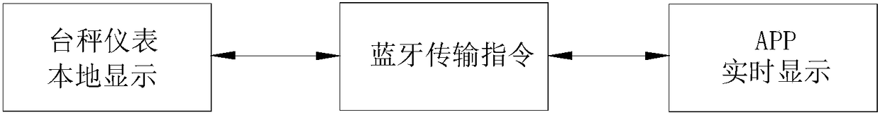 Weighing record input and storage method for platform scale instrument