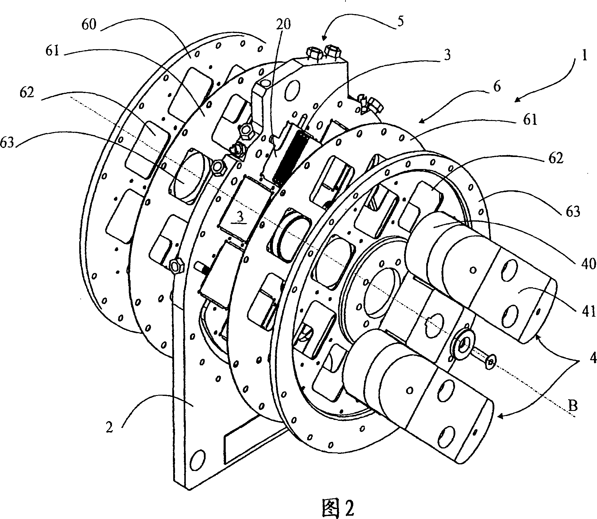 Thermal generator having a magnetocaloric material