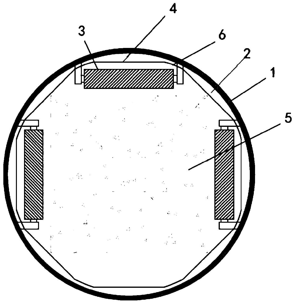 Underwater inclined pile pulling-out anti-breaking pile device