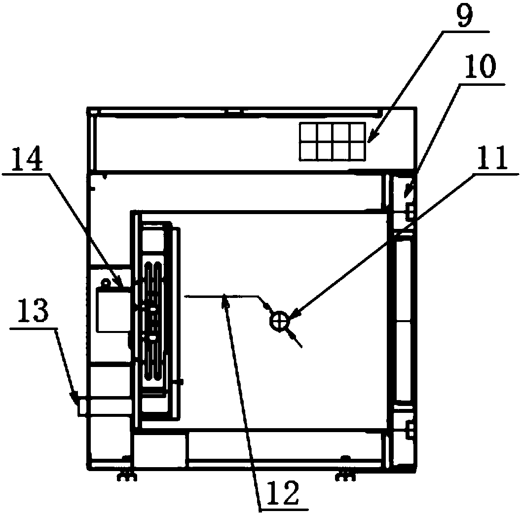 Internal rotation homogeneous reaction device with locating system