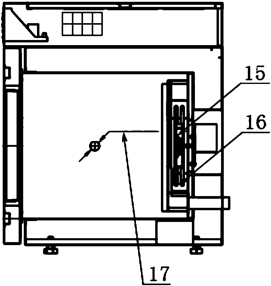 Internal rotation homogeneous reaction device with locating system