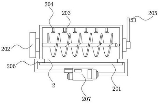 Production device with drying and polishing functions for processing Bodhi fruit hand strings