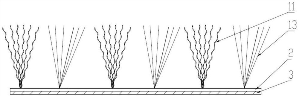 High-elasticity spiral artificial turf and preparation method thereof