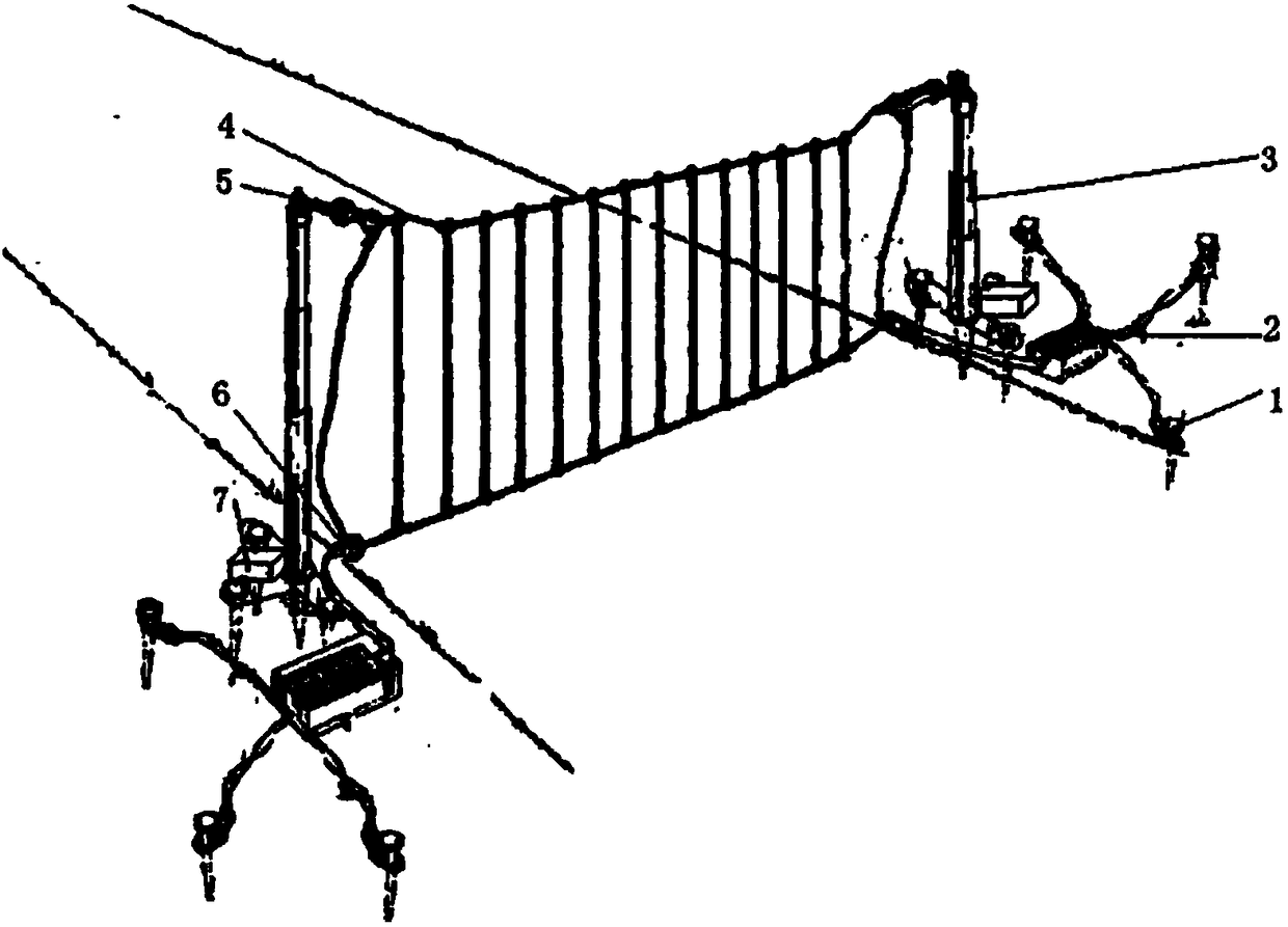 Vehicle flexible intercepting device