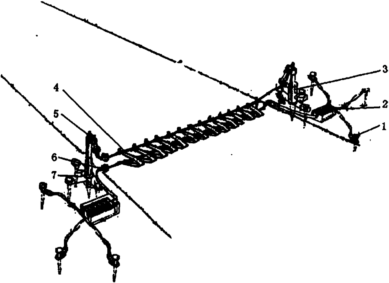 Vehicle flexible intercepting device