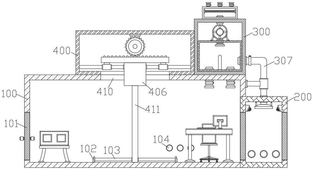 Assembled square cabin with sterilization and purification functions