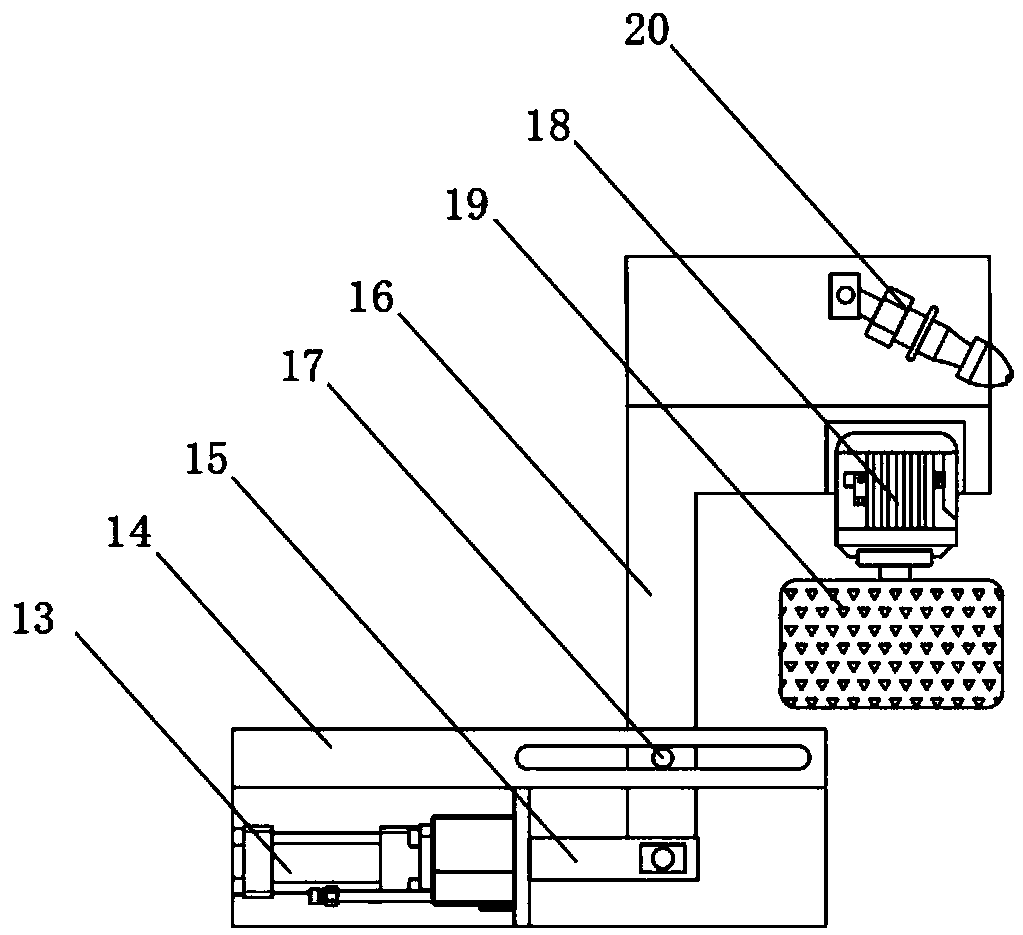 Automobile brake disc grinding device