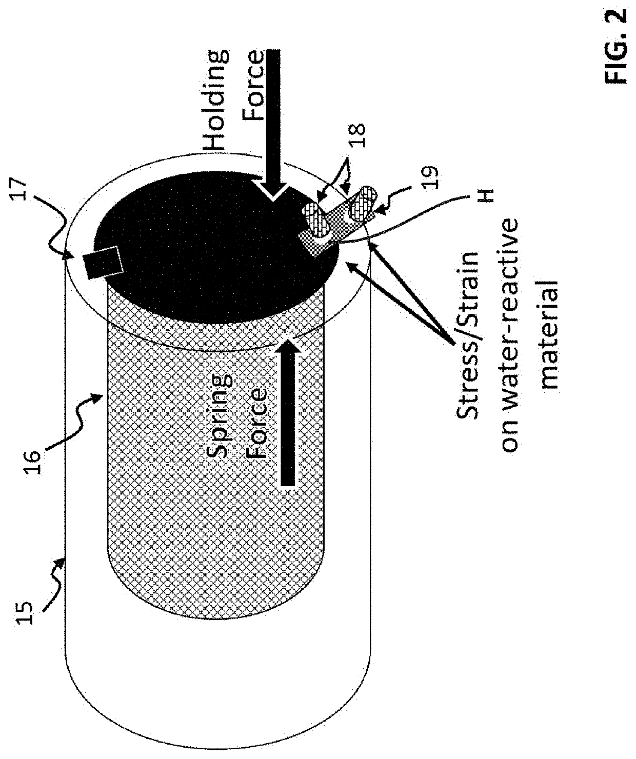 Apparatus and method for detecting and reacting to the presence of a fluid