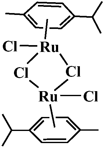 Ruthenium complex containing N-heterocycle as well as preparation method and application